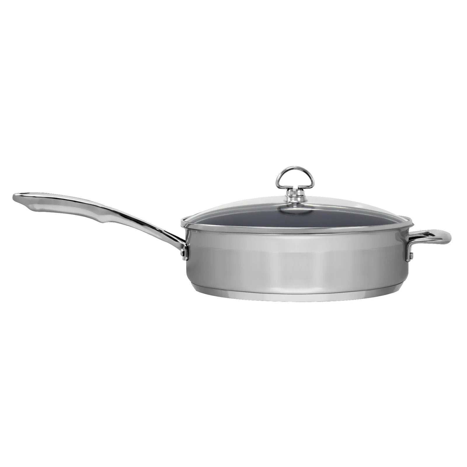 Chantal Induction 21 Saute Pan w/ Ceramic Coating & Glass Lid, 5 Quart