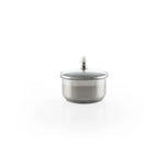 Chantal Induction 21 Steel 1 qt. Saucepan w/ Ceramic Coating and Glass Lid