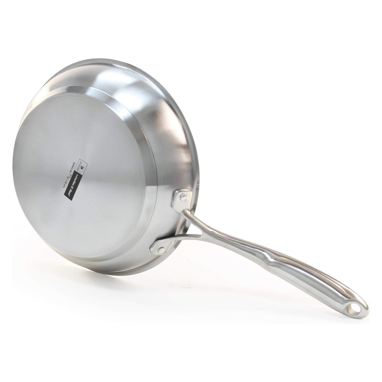 Chantal Induction 21 Steel 10-Inch Fry Pan, Stainless