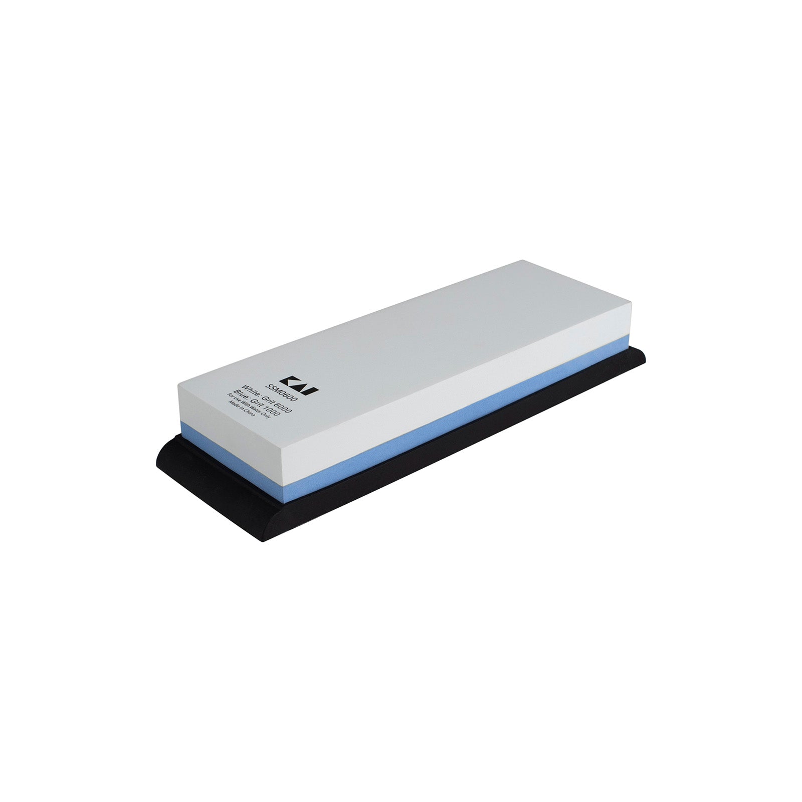 Shun Combination Sharpening Whetstone with Rubber Base, 1000 and 6000 Grit