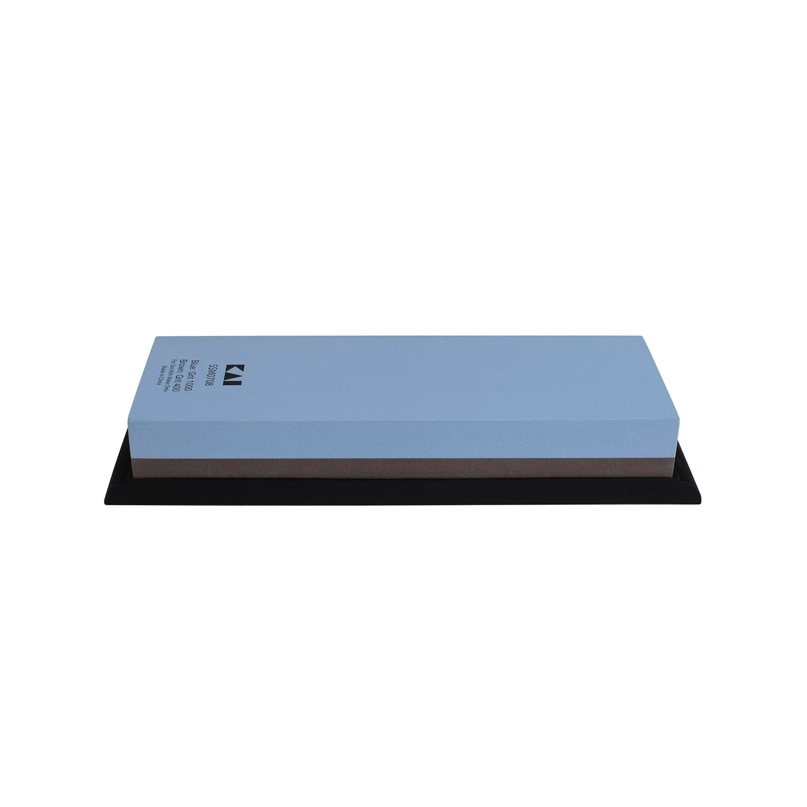 Shun Combination Sharpening Whetstone with Rubber Base, 400 and 1000 Grit