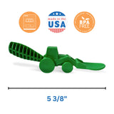 Constructive Eating Set of 2 Tractor Utensils for Kids and Toddlers, Green, 1 Pack