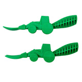 Constructive Eating Set of 2 Tractor Utensils for Kids and Toddlers, Green, 1 Pack