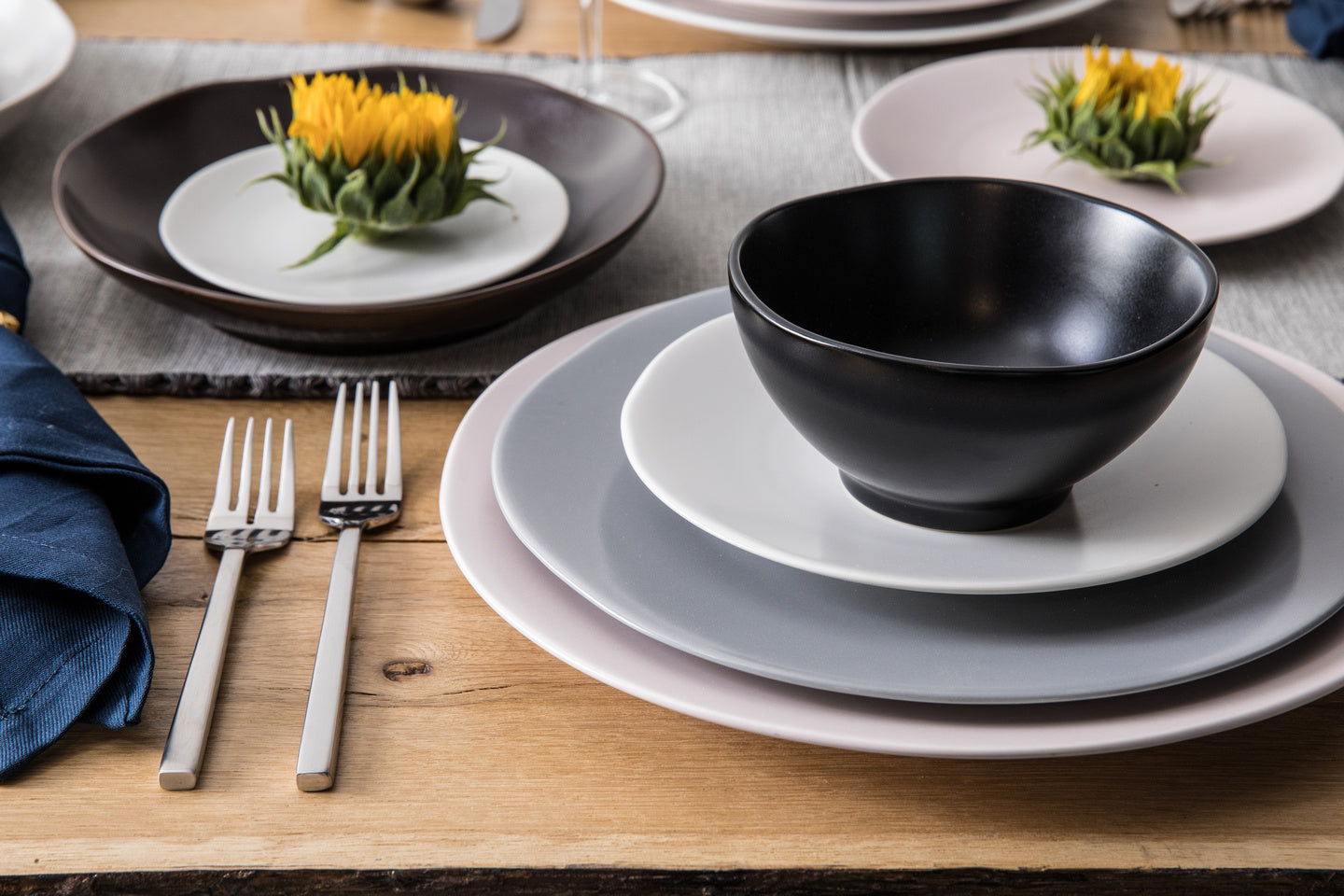 Fortessa Vitraluxe Dinnerware Heirloom Tapered Mug, 11.5 ounce, Set of 4, Linen