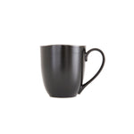 Fortessa Vitraluxe Dinnerware Heirloom Tapered Mug, 11.5 ounce, Set of 4, Charcoal