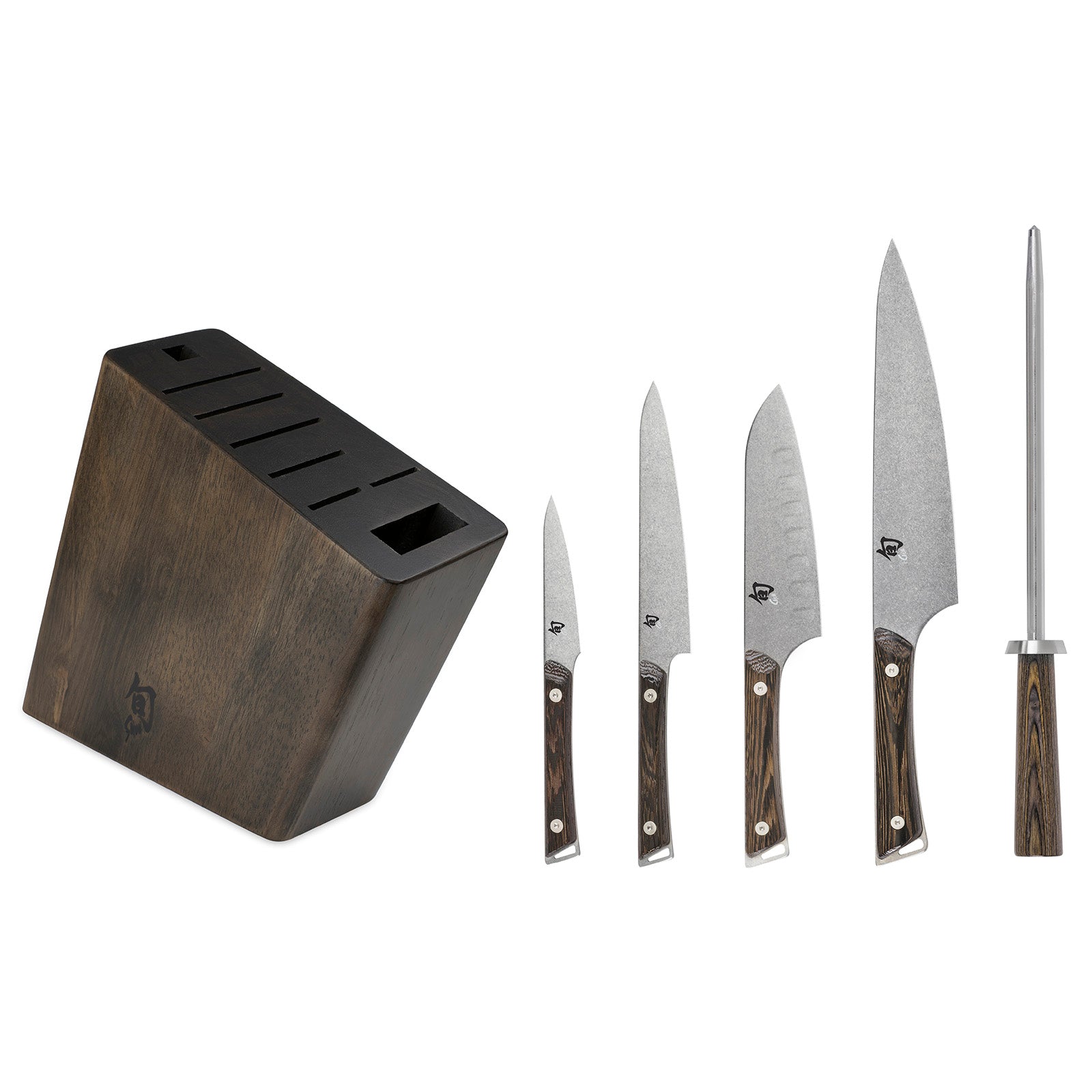 Shun Kanso 6 Piece Knife Block Set