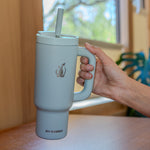 SUBZERO® CHILL’N 24 Ounce Matcha Tumbler with Straw and Handle, Copper Lined Stainless Steel, Vacuum Insulated