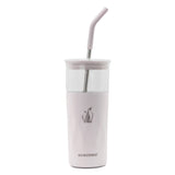 SUBZERO® Iced 22 Ounce Chai Tumbler with Glass Inner and Straw, Copper Lined Stainless Steel, Vacuum Insulated