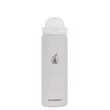 SUBZERO® DUO 32 Ounce Chai Water Bottle with Straw and Flip Up Handle, Copper Lined Stainless Steel, Leak Proof