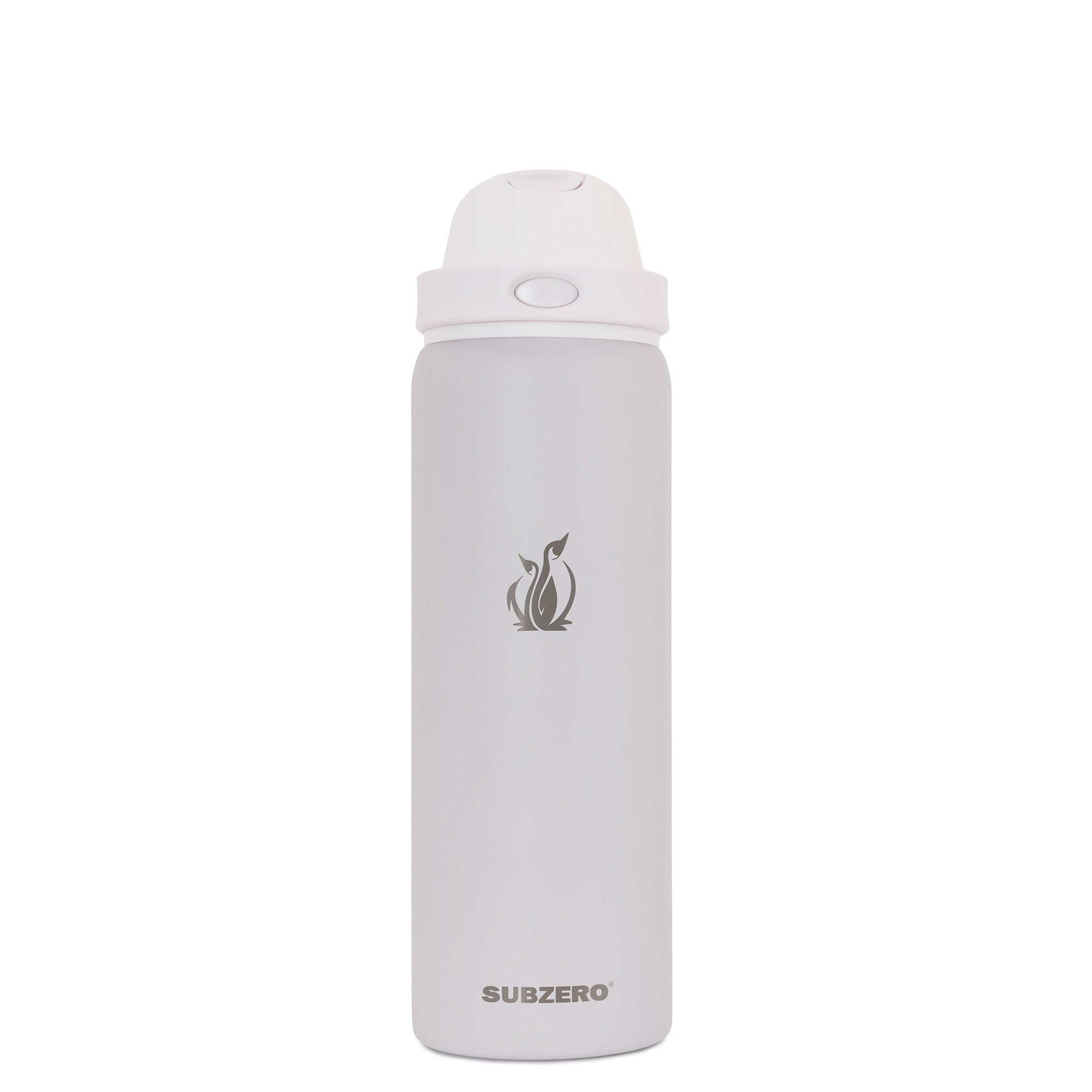 SUBZERO® DUO 32 Ounce Water Bottle with Straw and Flip Up Handle, Copper Lined Stainless Steel, Leak Proof