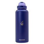 SUBZERO® DUO 64 Ounce Imperial Water Bottle with Straw and Flip Up Handle, Copper Lined Stainless Steel, Leak Proof