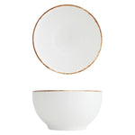 D&V Salt Oggetti Rice Bowl 5.5", Set of 4, White