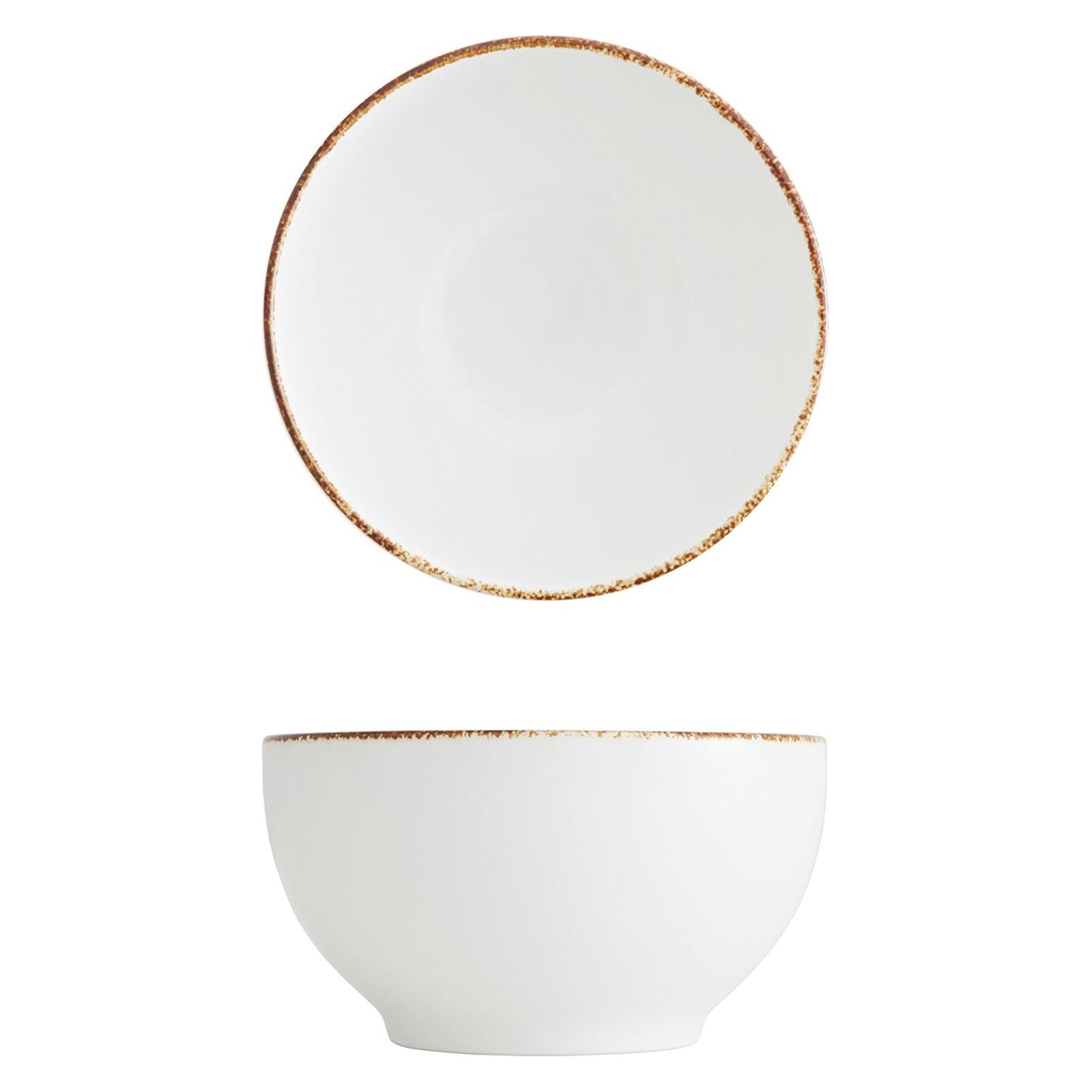 D&V Salt Oggetti Rice Bowl 5.5", Set of 4, White