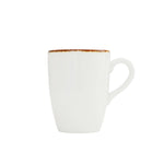 D&V Salt Tapered Mug, 12.75-Ounce, Set of 4, White