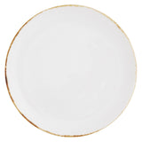 D&V Salt Serena Coupe Plate, 8.25-Inch, Set of 4, White