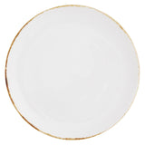 D&V Salt Serena Coupe Plate, 6.5-Inch, Set of 4, White