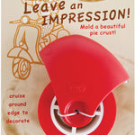 Talisman Designs Pastry Wheels Pie Crust Decorator & Cutter Set, Red