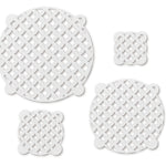 Talisman Designs Multi-Use Baking Stencils, Diamonds Design, Set of 4 sizes, 3.5 inch, 5 inch, 8 inch, & 10 inch, White