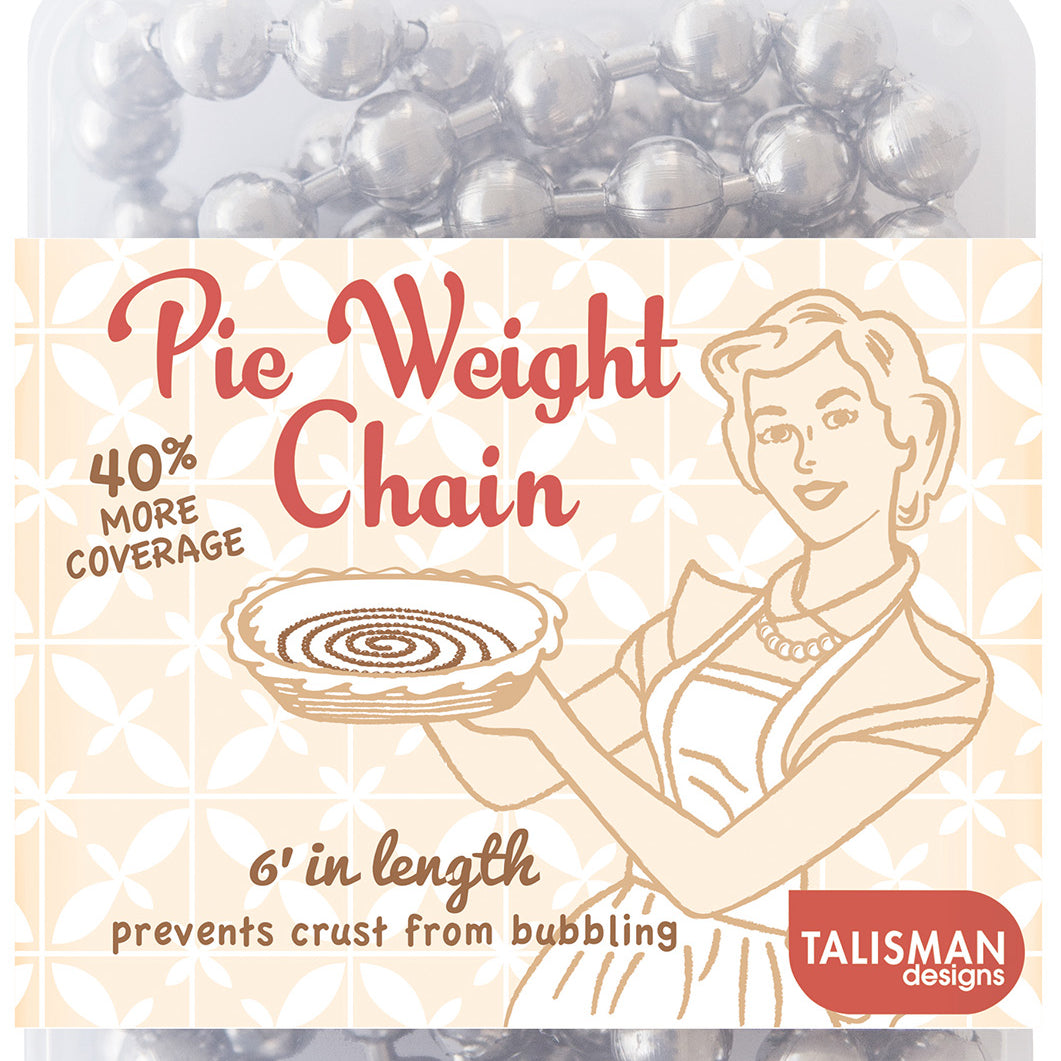 Talisman Designs Stainless Steel Pie Weight Chain, 6 Feet