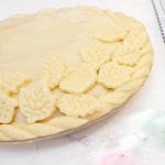 Talisman Designs Plunger Style Pie Crust Cutters, Fall Design, 4-Piece Set