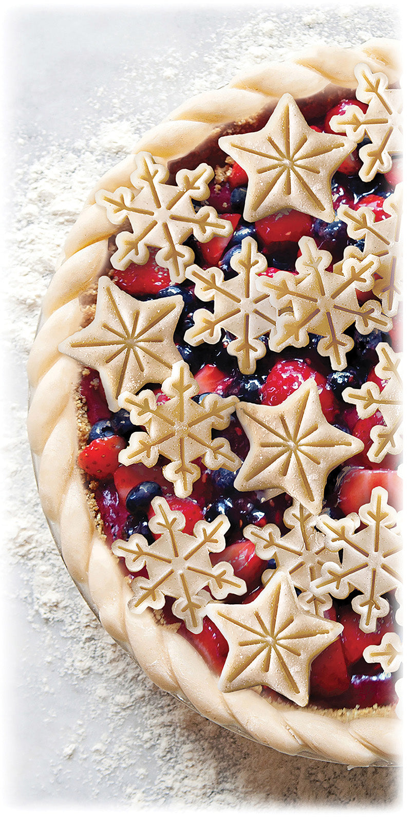Talisman Designs Plunger Style Pie Crust Cutters, Occasions Design, 4 Piece Set