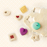 Talisman Designs Plunger Style Thumbprint and Linzer Cookie Cutters, 4 Piece Set