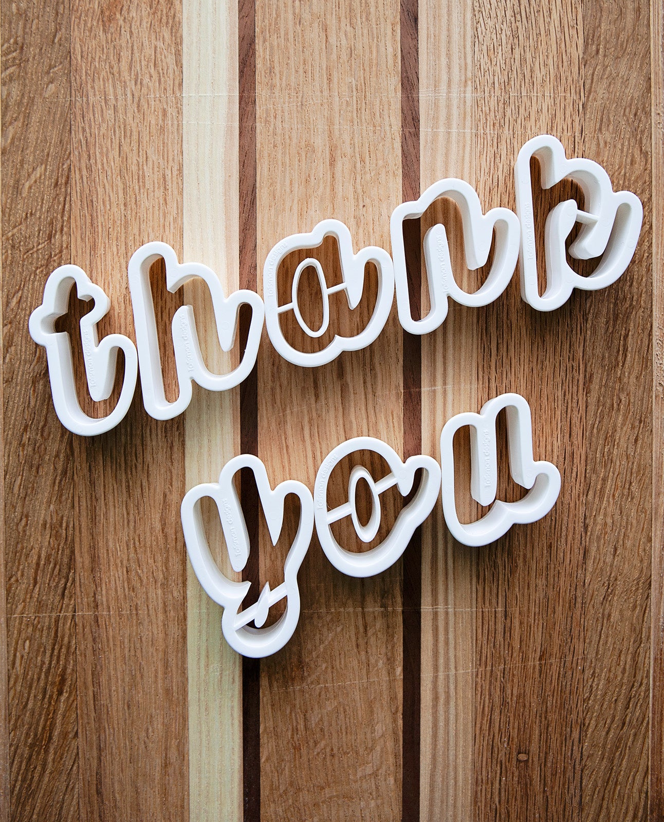 Talisman Designs Script Alphabet Cookie Cutters, Set of 26, White