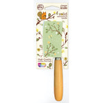Talisman Designs Laser Etched Beechwood Cheese Knife, Woodland Collection, Green