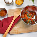 Talisman Designs Laser Etched Beechwood Sauce Spoon, Woodland Collection