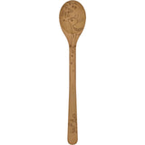 Talisman Designs Laser Etched Beechwood Sauce Spoon, Woodland Collection
