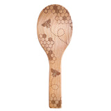 Talisman Designs Laser Etched Beechwood Rice Paddle, Honey Bee Collection