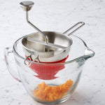Talisman Designs Stainless Steel Jam and Food Mill, Red