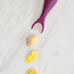 Talisman Designs Ginger Peeler & Grater, Purple
