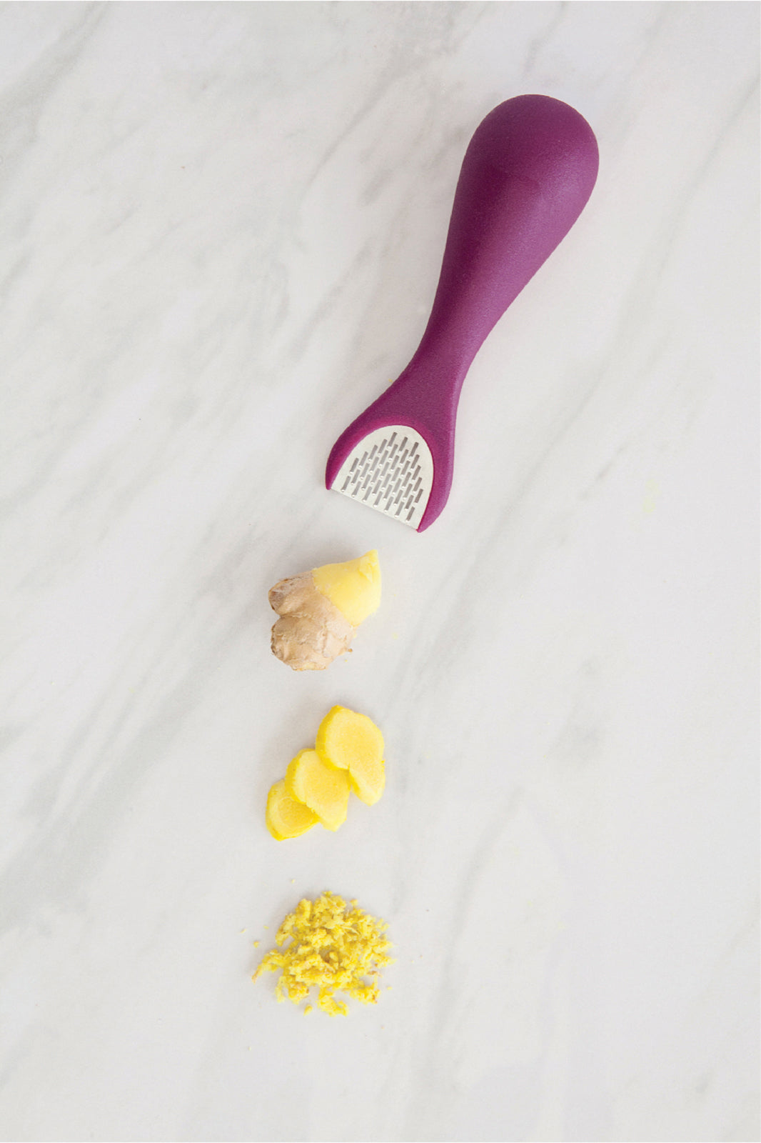 Talisman Designs Ginger Peeler & Grater, Purple