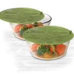 Talisman Designs Silicone Steamer & Roasting Shields, Set of 2, Green
