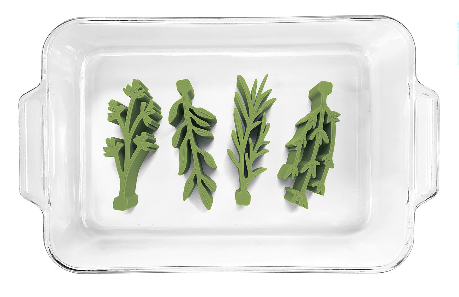 Talisman Designs Silicone Multi-Use Oven and Pressure Cooker Roasting Racks, Set of 4, Green