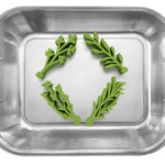 Talisman Designs Silicone Multi-Use Oven and Pressure Cooker Roasting Racks, Set of 4, Green