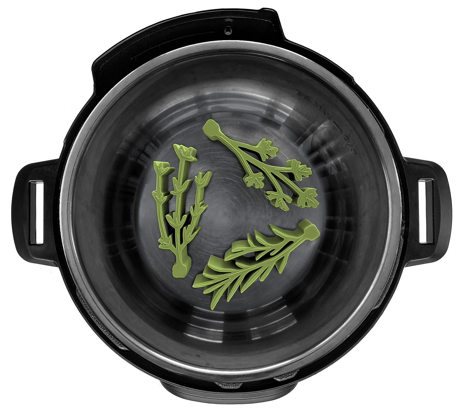 Talisman Designs Silicone Multi-Use Oven and Pressure Cooker Roasting Racks, Set of 4, Green