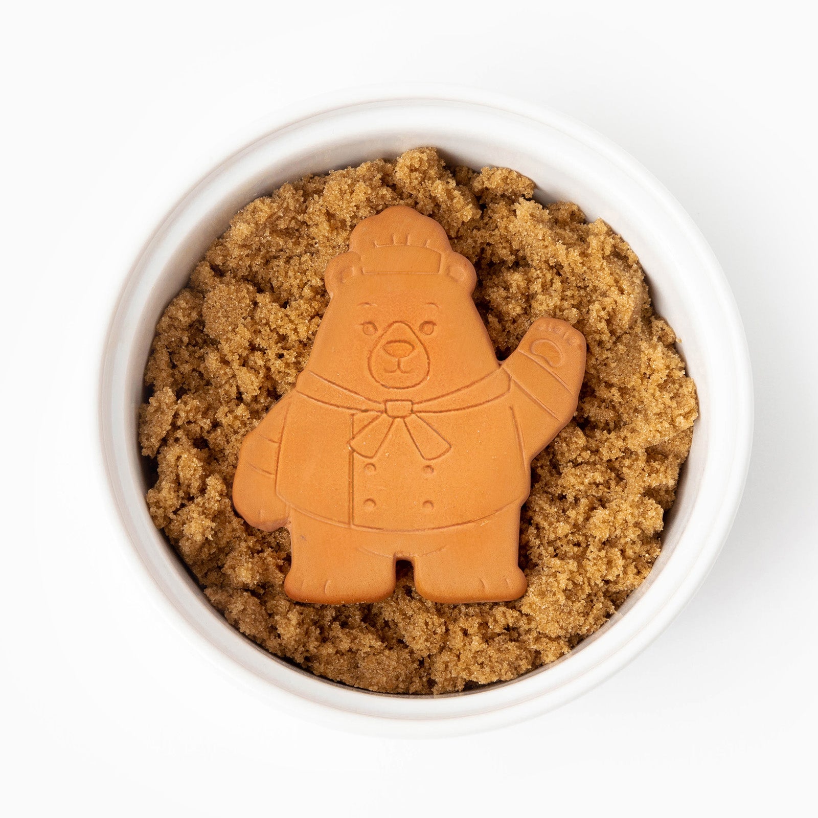 Talisman Designs Terra Cotta Sugar Bear Sugar Saver, Brown