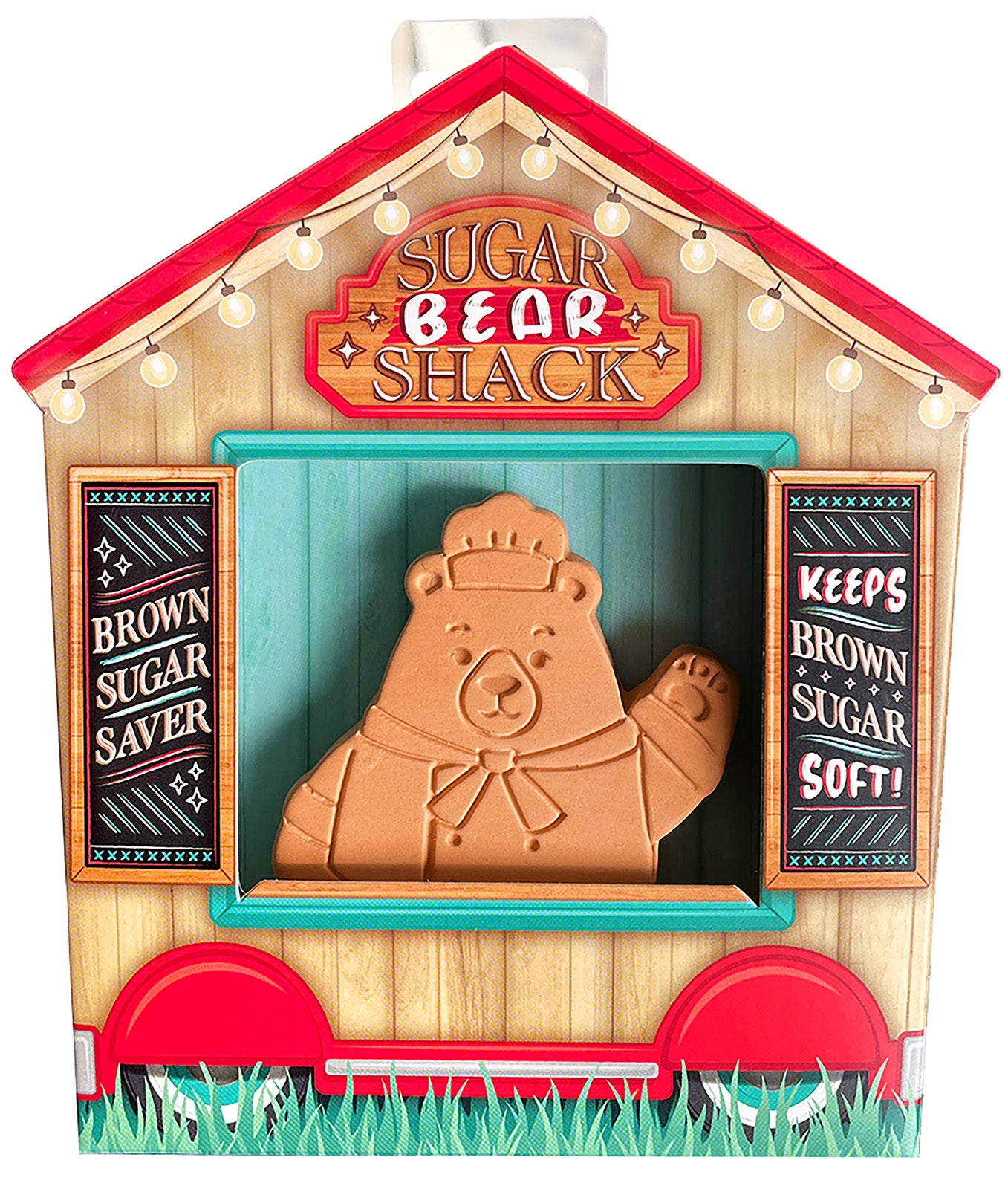 Talisman Designs Terra Cotta Sugar Bear Sugar Saver, Brown