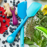 Talisman Designs 2-in-1 Cookie Scoop Spatula, Blue