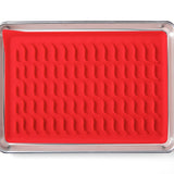 Talisman Designs Silicone Oven-Safe Bacon Mat, 11x17 inches, Red