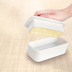 Talisman Designs Ceramic Butter Keeper, White