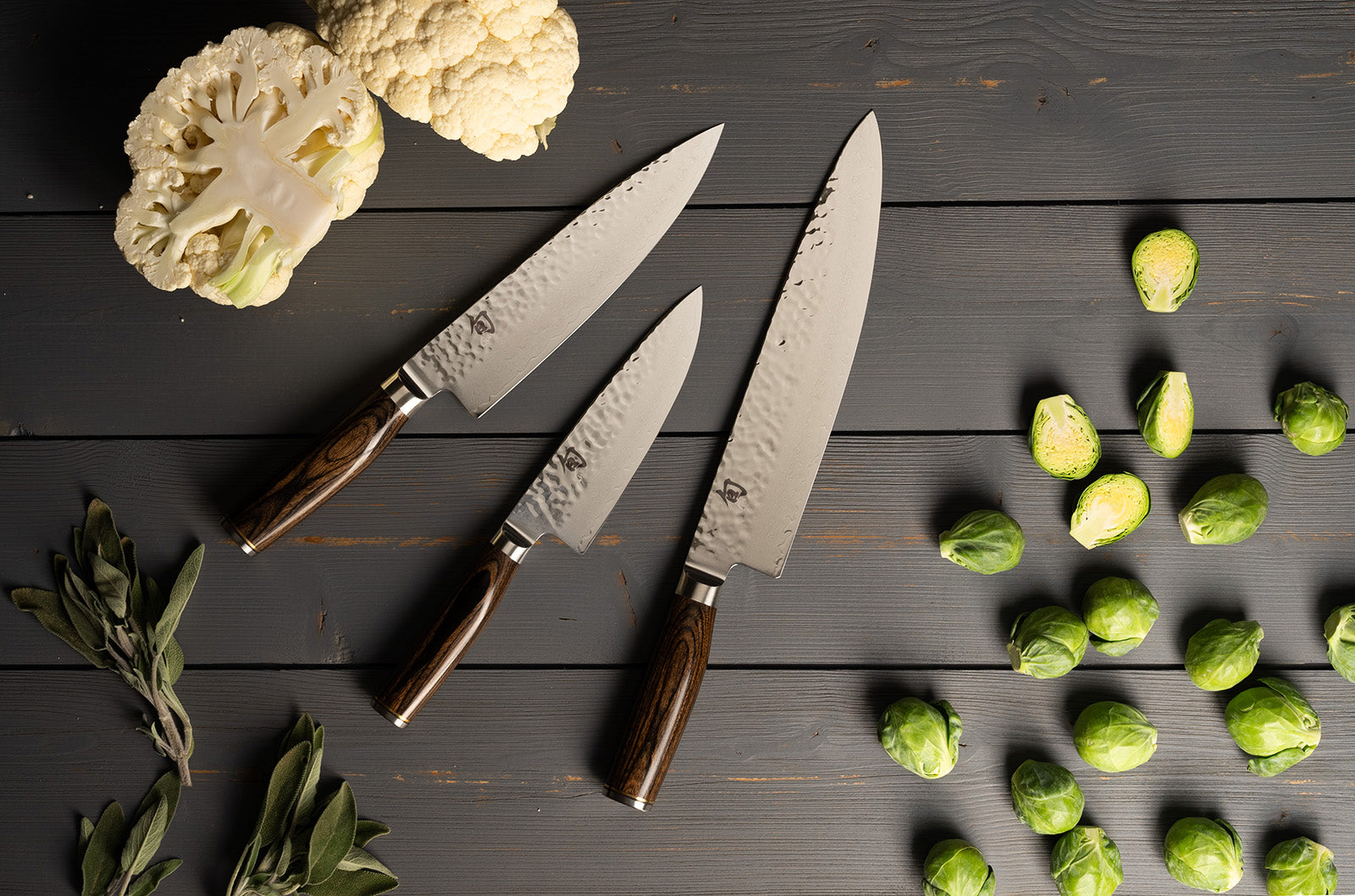 Shun Premier 3 Piece Chef's Knife Starter Set
