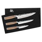 Shun Premier Blonde 3 Piece Essential Knife Set - Paring, Utility, Chef's
