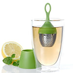 AdHoc Floatea Floating Tea Infuser with Stand, Green