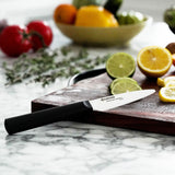 Kyocera INNOVATIONwhite® 3-Inch Ceramic Paring Knife, White Blade with Non-Slip Black Handle
