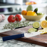 Kyocera INNOVATIONwhite® 3-Inch Ceramic Paring Knife, White Blade with Non-Slip Blue Handle