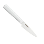 Kyocera INNOVATIONwhite® 3-Inch Ceramic Paring Knife, White Blade with Non-Slip White Handle