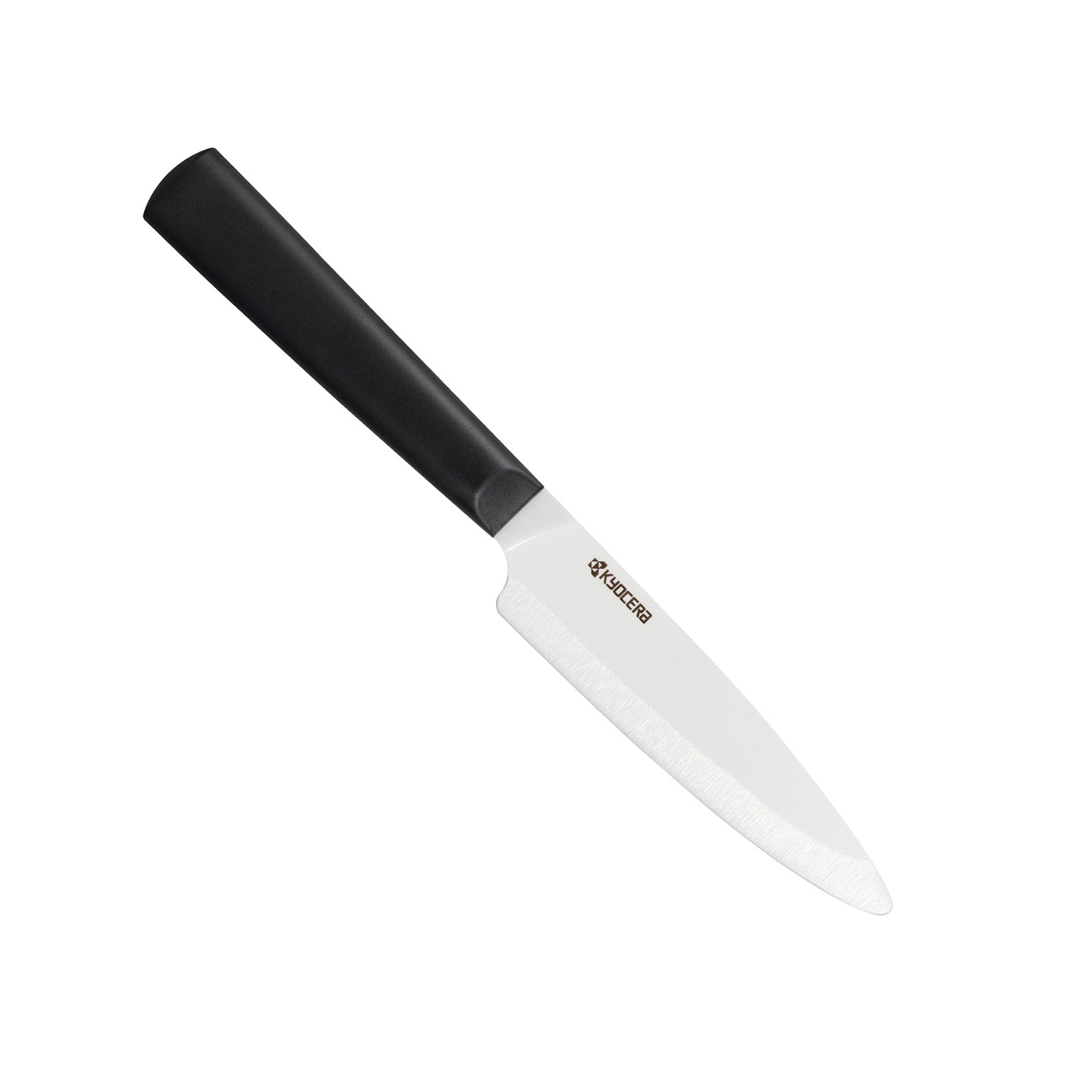 Kyocera INNOVATIONwhite® 4.5-Inch Ceramic Utility Knife, White Blade with Non-Slip Black Handle